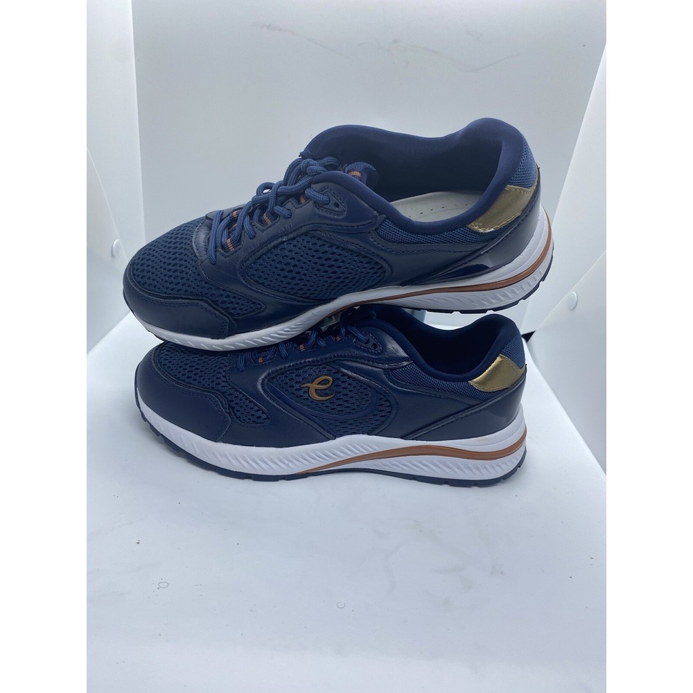 Easy Spirit Sehugs Running Shoes Sneakers Blue Gold Womens 8WW 175
